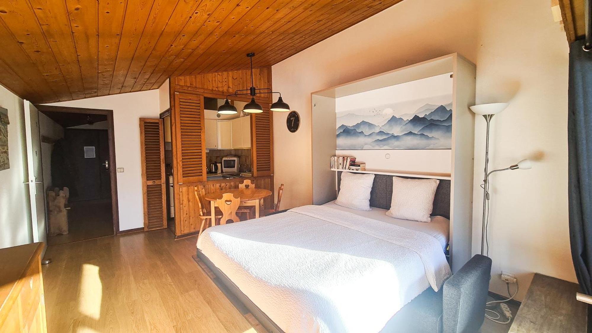 Les Granges - Vue Montage Et Village, Centre - Aravistour Appartement La Clusaz